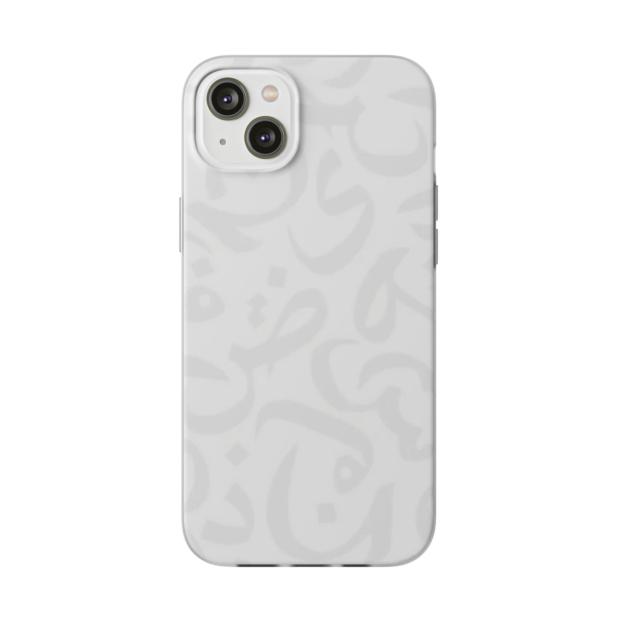 Arabic Calligraphy White Flexi Case