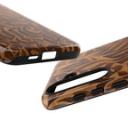 Floral Calligraphy Brown - Tough Case