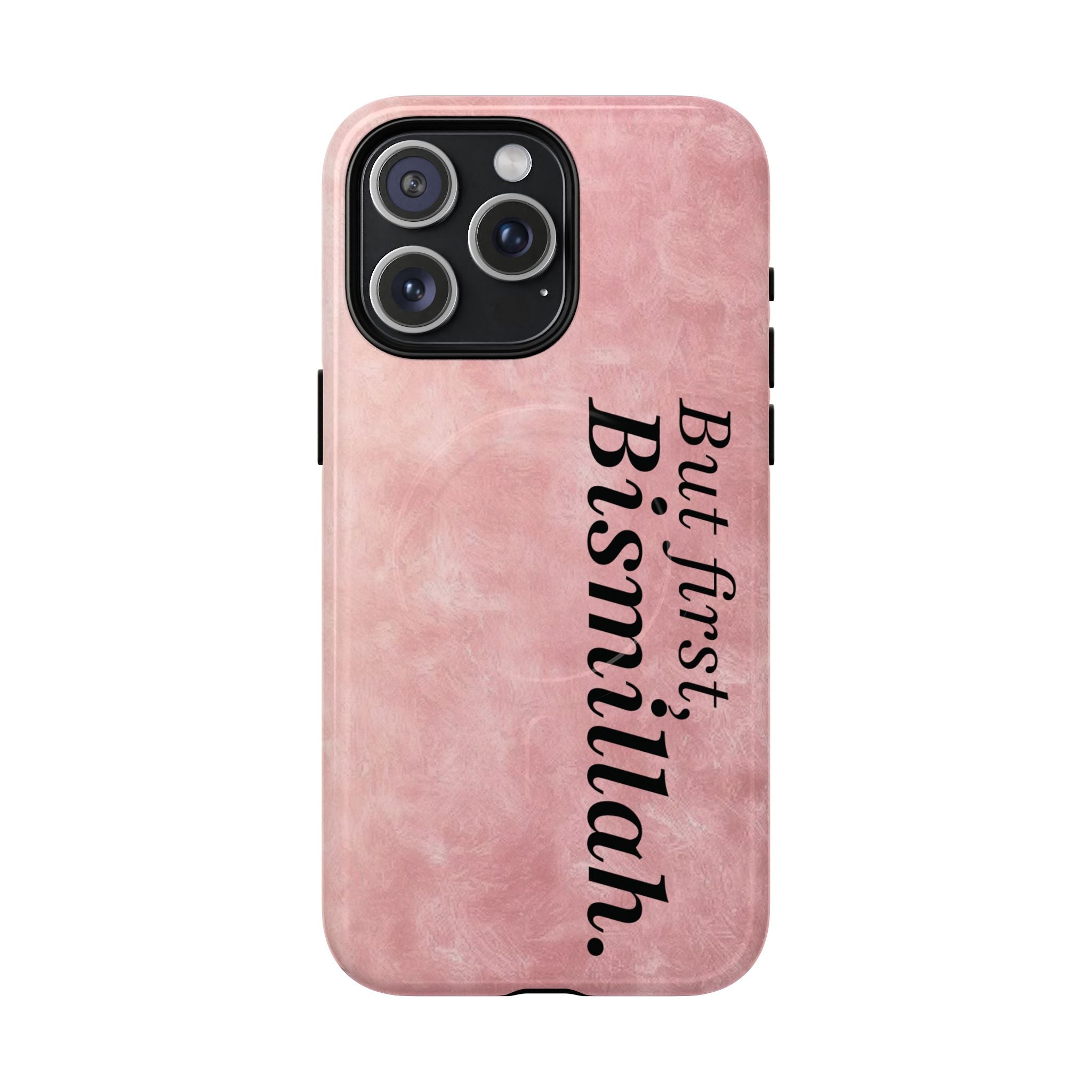 'But First, Bismillah' Rose - Magnetic Case