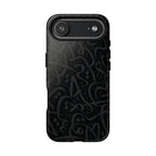 Wooden Calligraphy Black - Tough Case