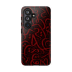 Wooden Calligraphy Red - Tough Case