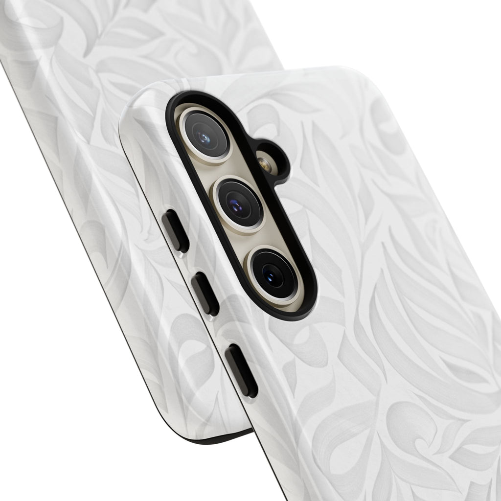 Floral Calligraphy White - Tough Case