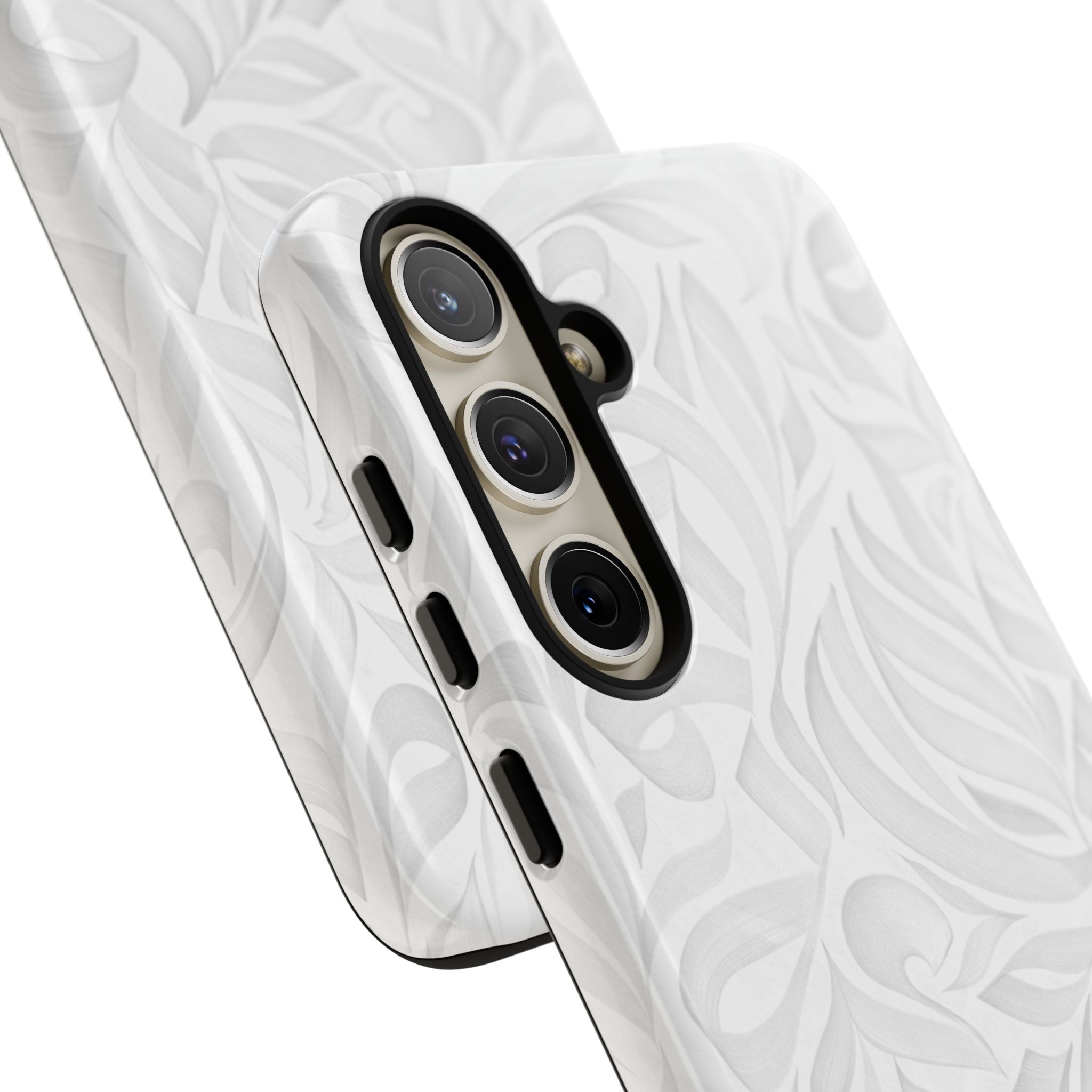 Floral Calligraphy White - Tough Case