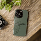 ''Alhamdulillah'' Olive Green - Tough Case