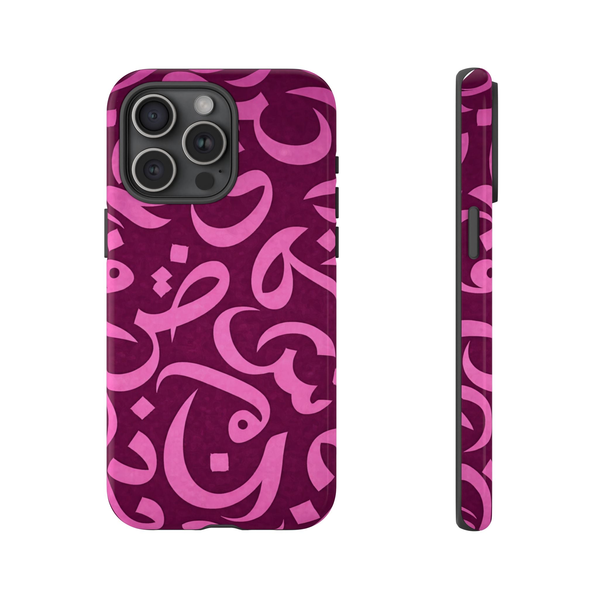 Simple Calligraphy Pink - Tough Case