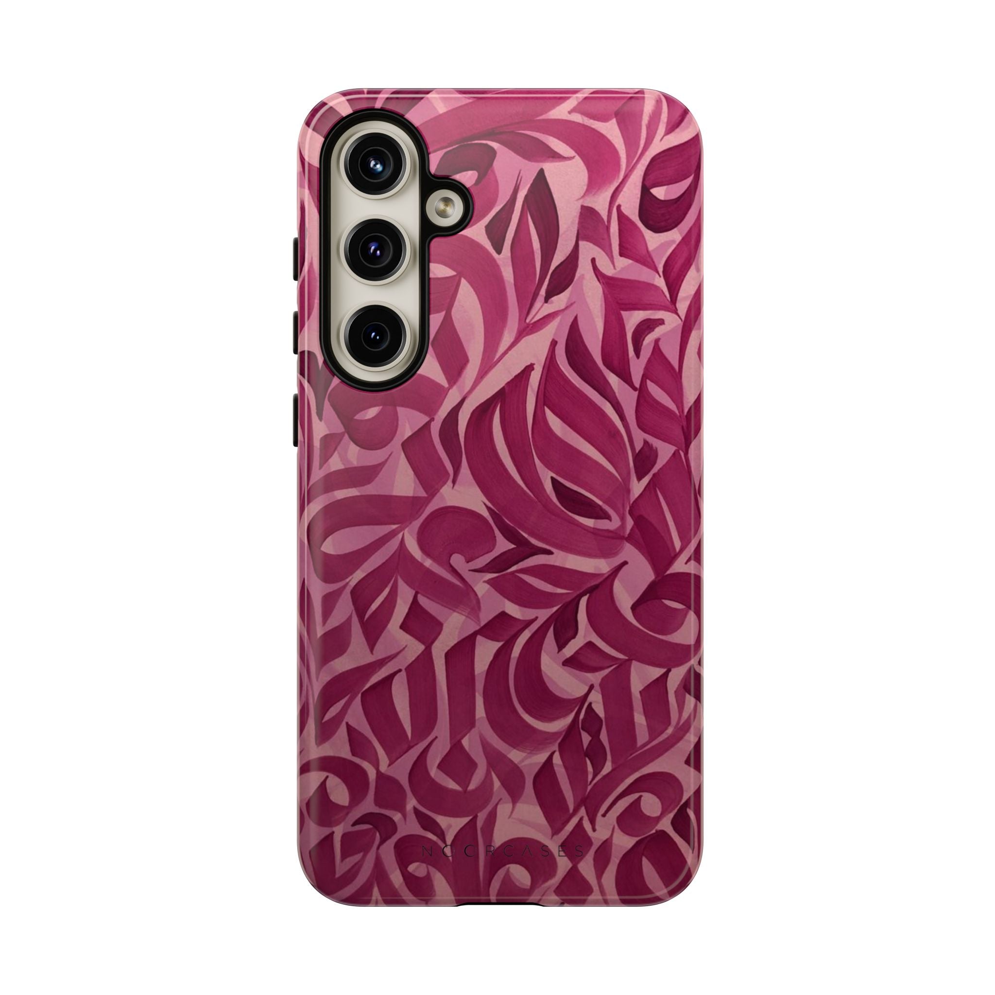 Floral Calligraphy Pink - Tough Case