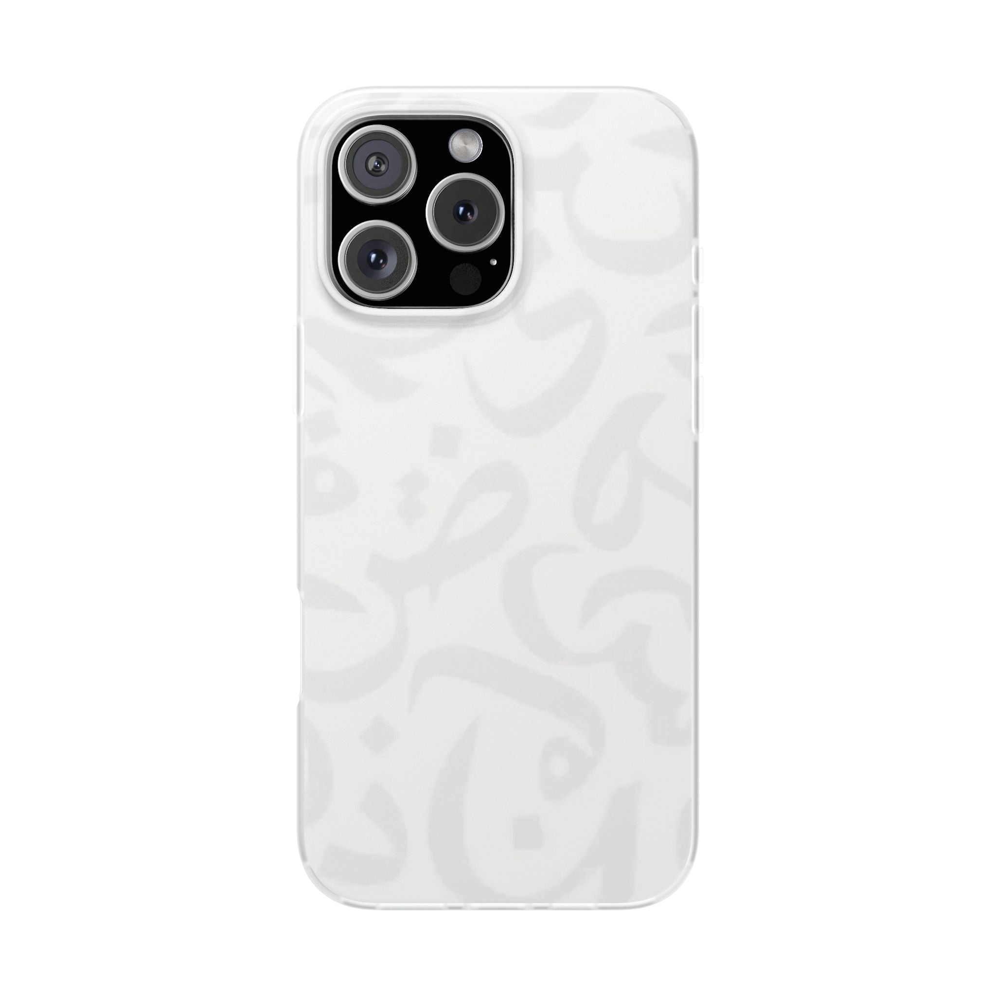 Arabic Calligraphy White Flexi Case