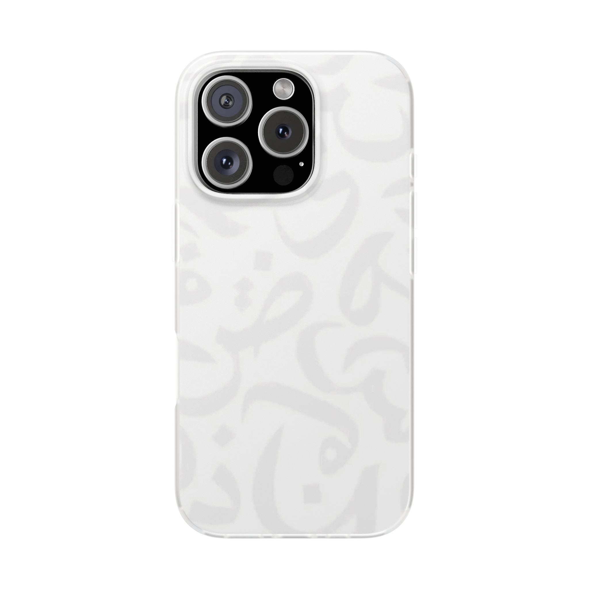 Arabic Calligraphy White Flexi Case