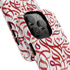Flowing Calligraphy Red - Magnetic Case