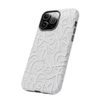 Wooden Calligraphy White - Tough Case