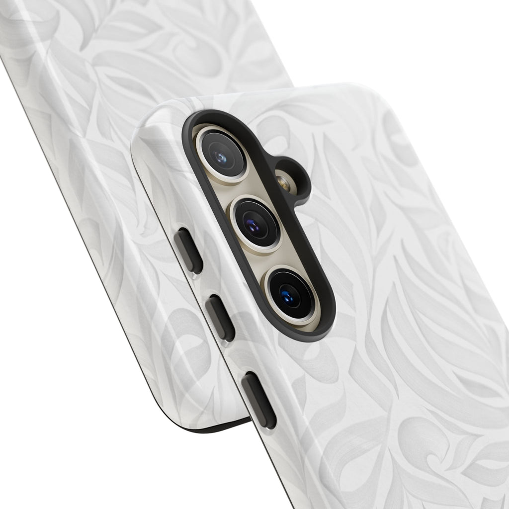 Floral Calligraphy White - Tough Case