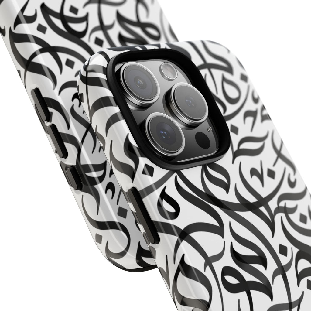 Flowing Calligraphy Black - Tough Case