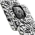 Flowing Calligraphy Black - Tough Case