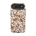 Flowing Calligraphy Brown - Tough Case