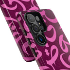 Simple Calligraphy Pink - Tough Case