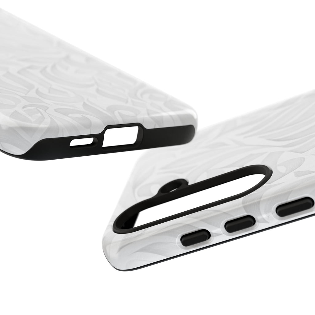 Floral Calligraphy White - Tough Case