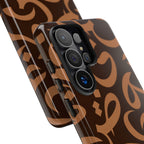Simple Calligraphy Brown - Tough Case