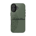 ''Alhamdulillah'' Olive Green - Tough Case