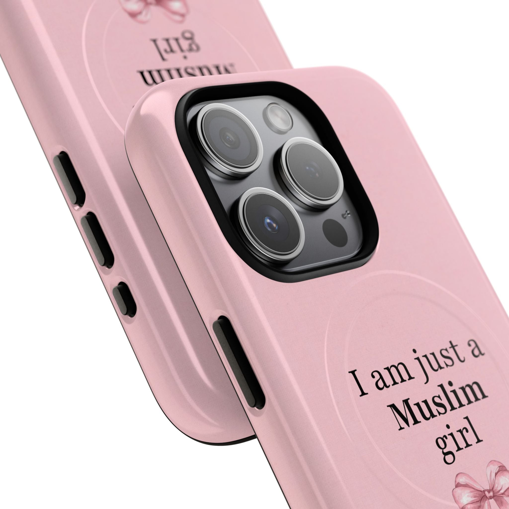 "I am just a Muslim girl" Pink - Magnetic Case