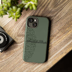 ''Alhamdulillah'' Olive Green - Tough Case