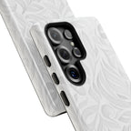 Floral Calligraphy White - Tough Case