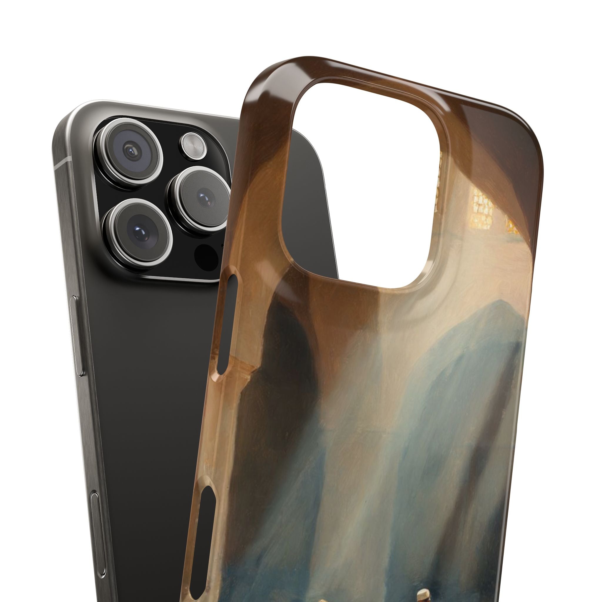 Sunlit Mosque Prayer Scene - Art Case