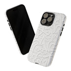 Wooden Calligraphy White - Tough Case