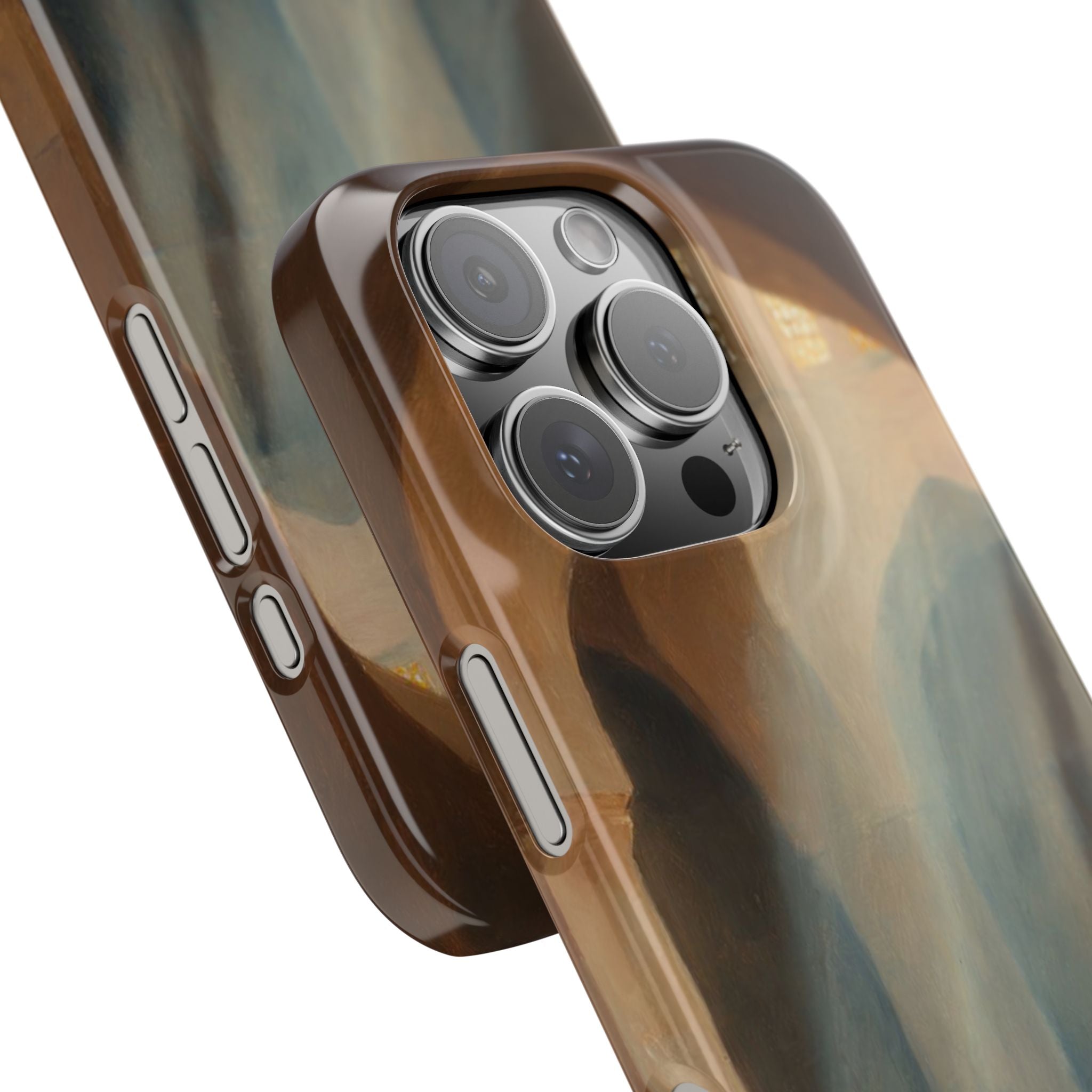 Sunlit Mosque Prayer Scene - Art Case