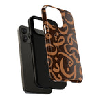 Simple Calligraphy Brown - Magnetic Case