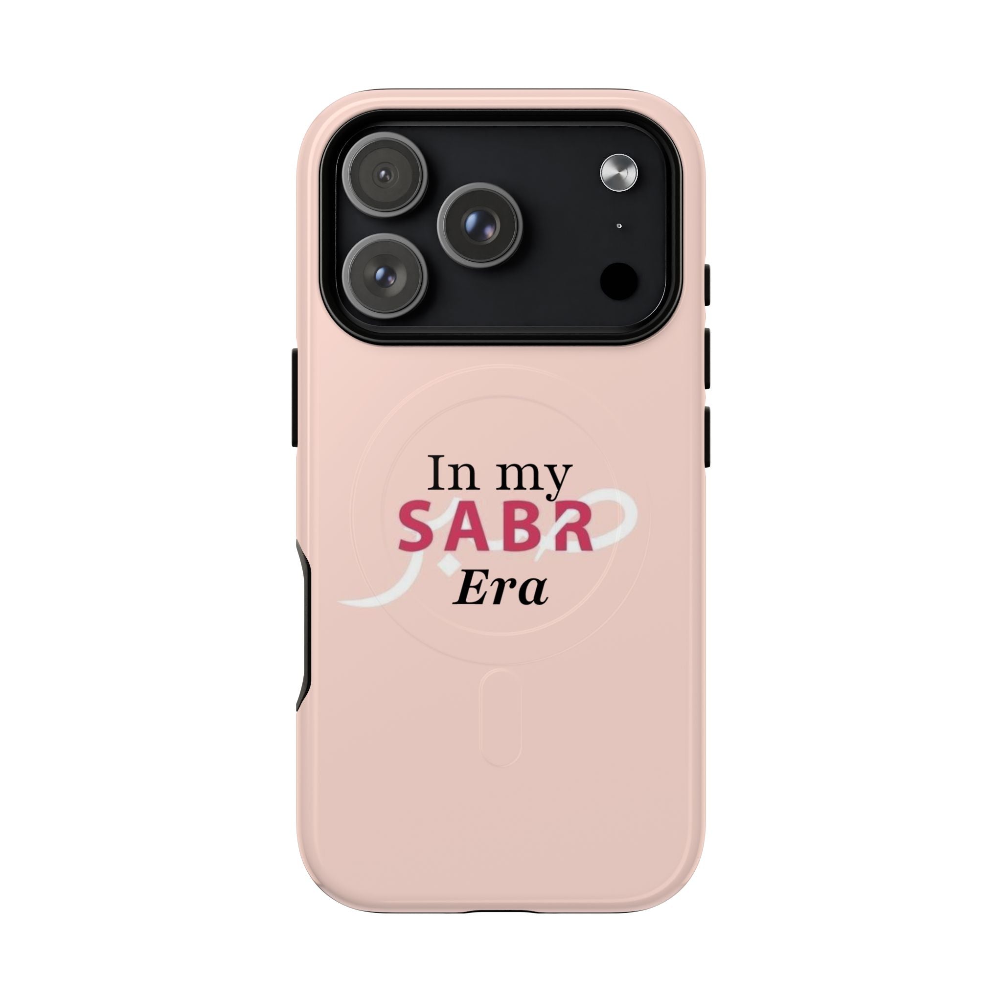 Magnetic Tough Phone Case — "In My Sabr Era" Pink Protective Cover