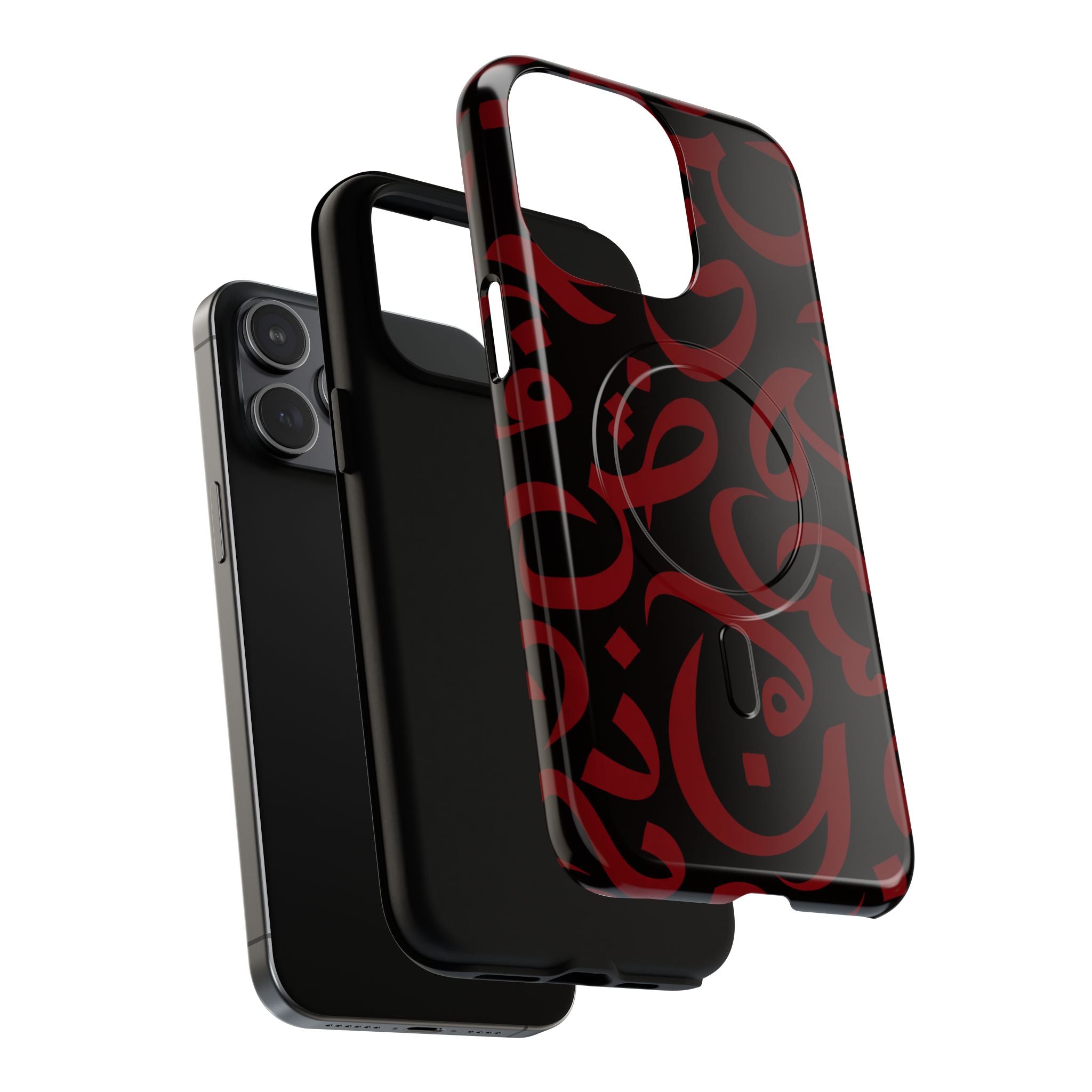Simple Calligraphy Red - Magnetic Case