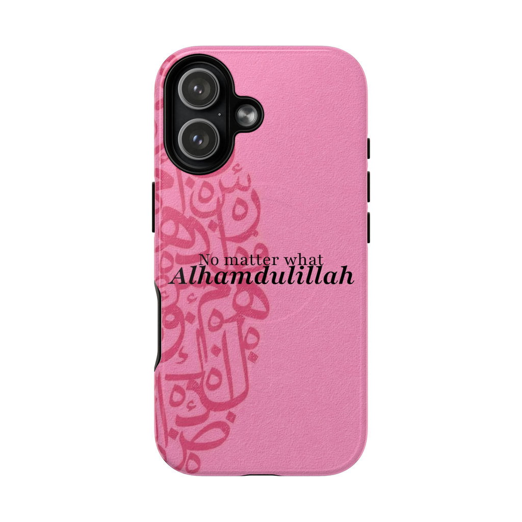 « Alhamdulillah » rose – Coque magnétique