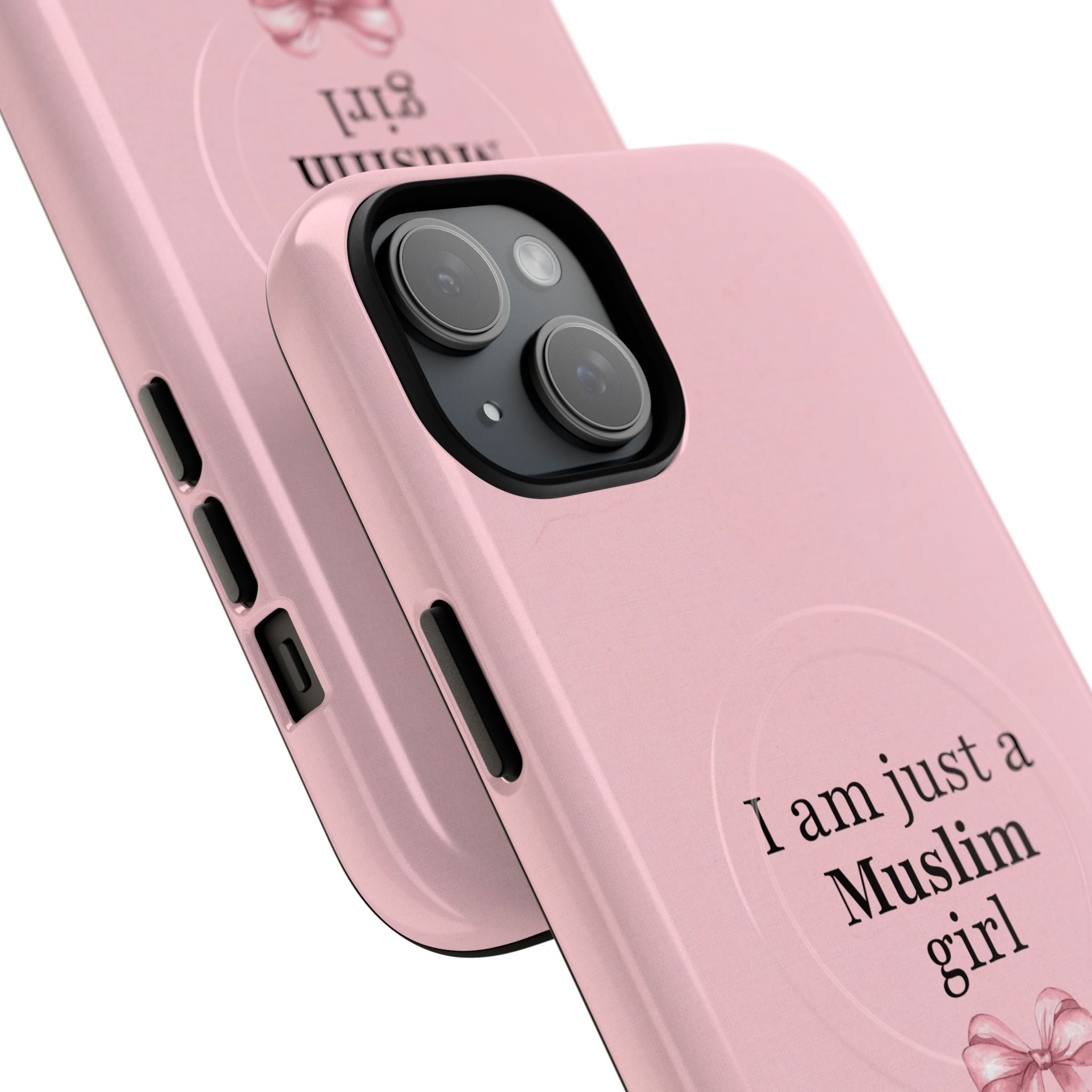 "I am just a Muslim girl" Pink - Magnetic Case