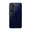 Floral Calligraphy Navy Blue - Tough Case