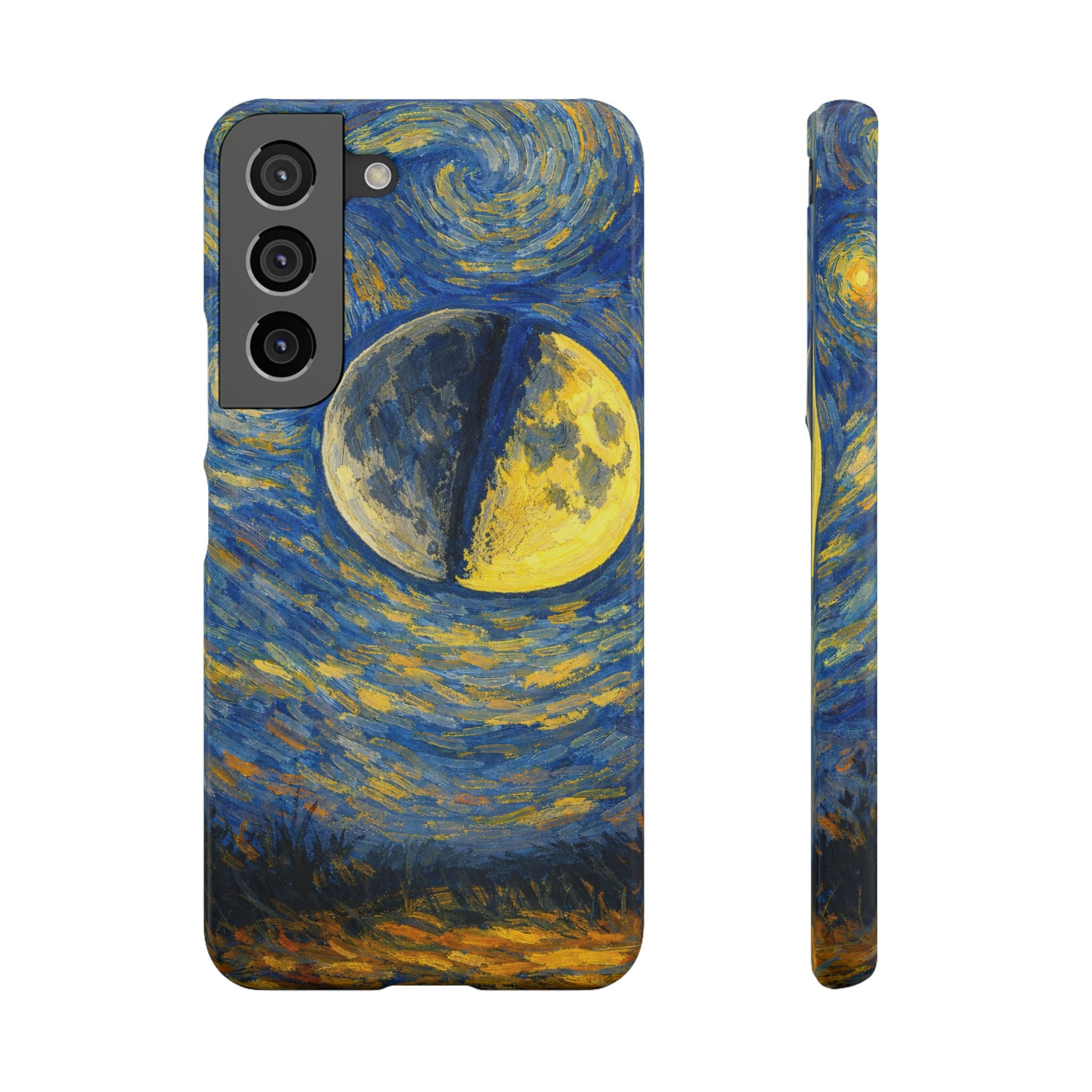 Van Gogh Night Sky Moon Split - Art Case