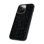 Wooden Calligraphy Black - Tough Case