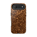 Floral Calligraphy Brown - Tough Case