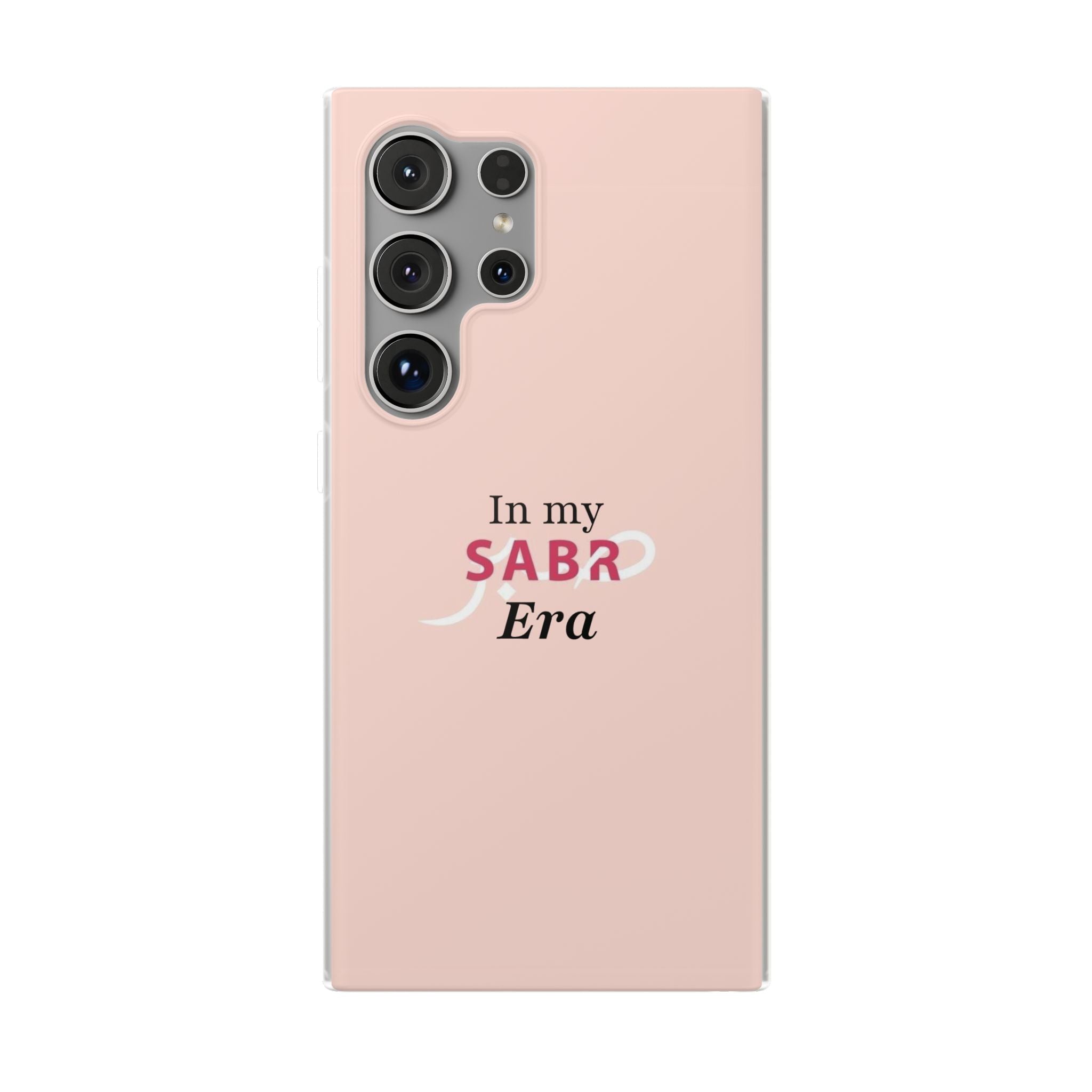 "In My Sabr Era" Pink Flexi Case