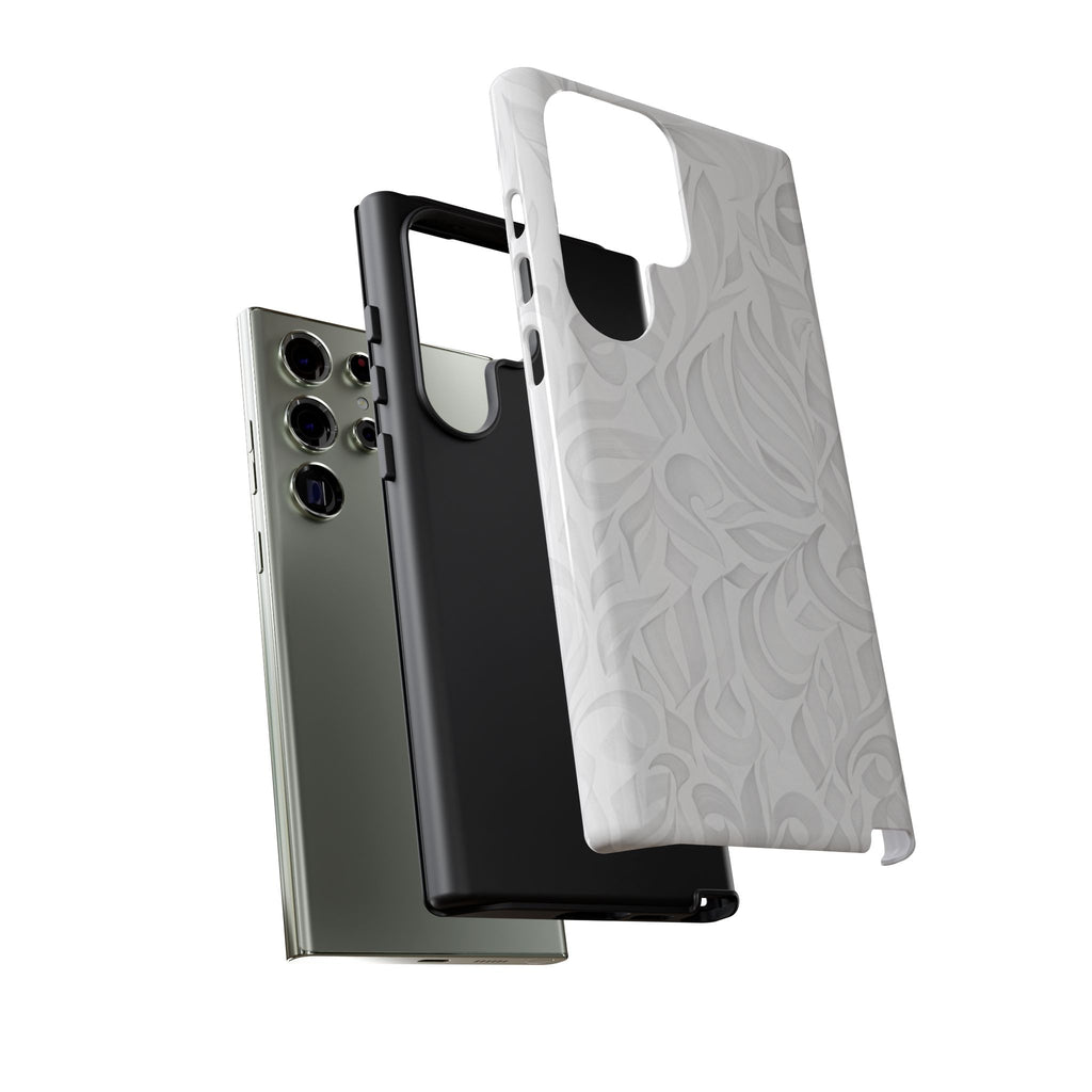 Floral Calligraphy White - Tough Case