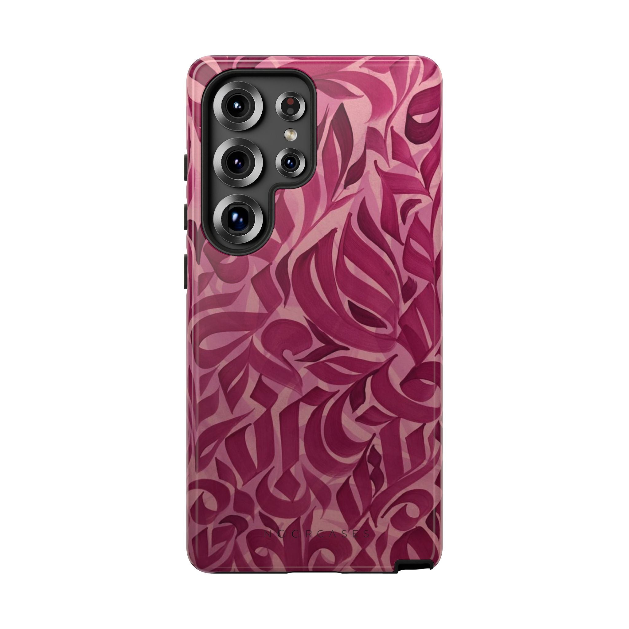 Floral Calligraphy Pink - Tough Case
