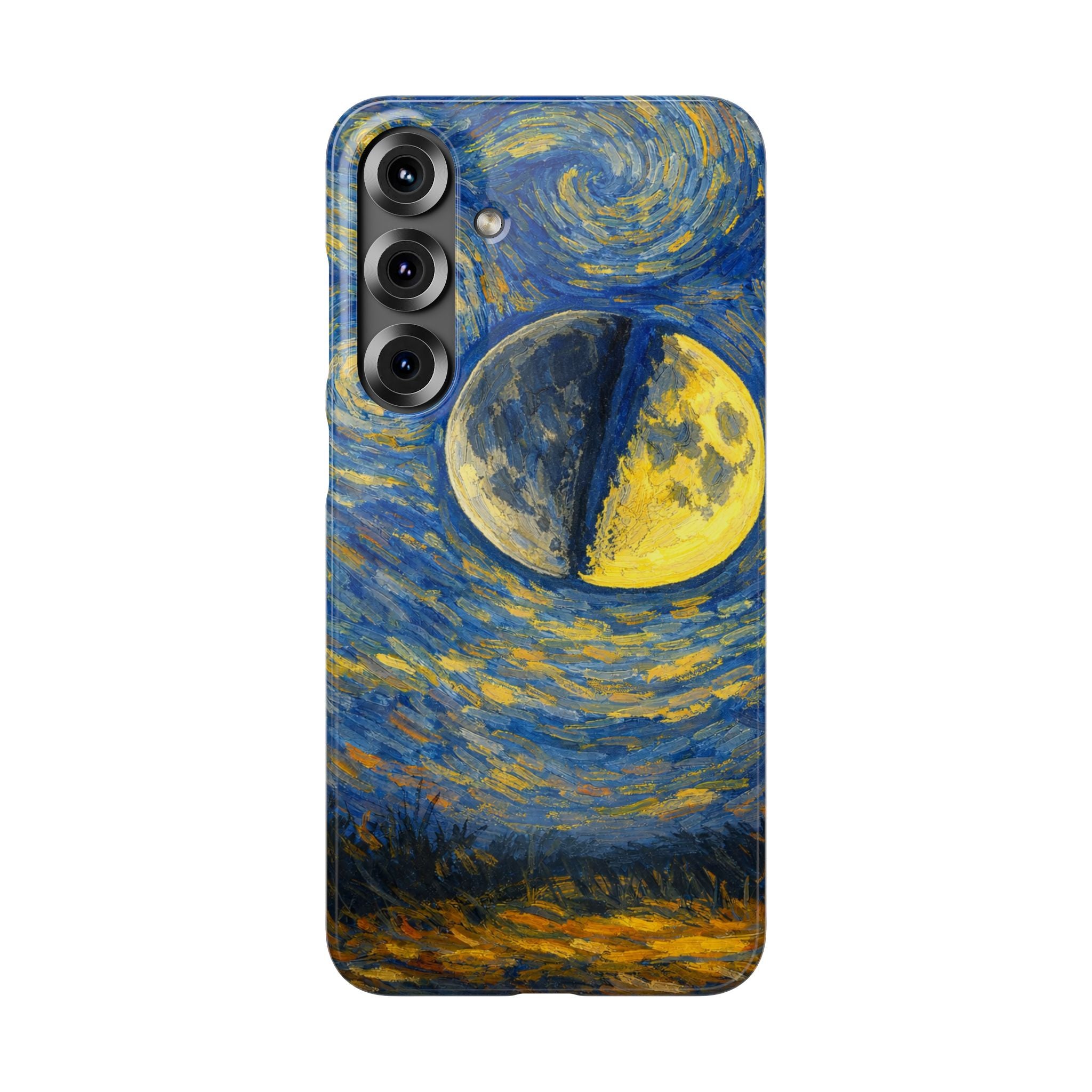 Van Gogh Night Sky Moon Split - Art Case