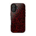 Wooden Calligraphy Red - Magnetic Tough Case