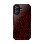 Wooden Calligraphy Red - Magnetic Tough Case
