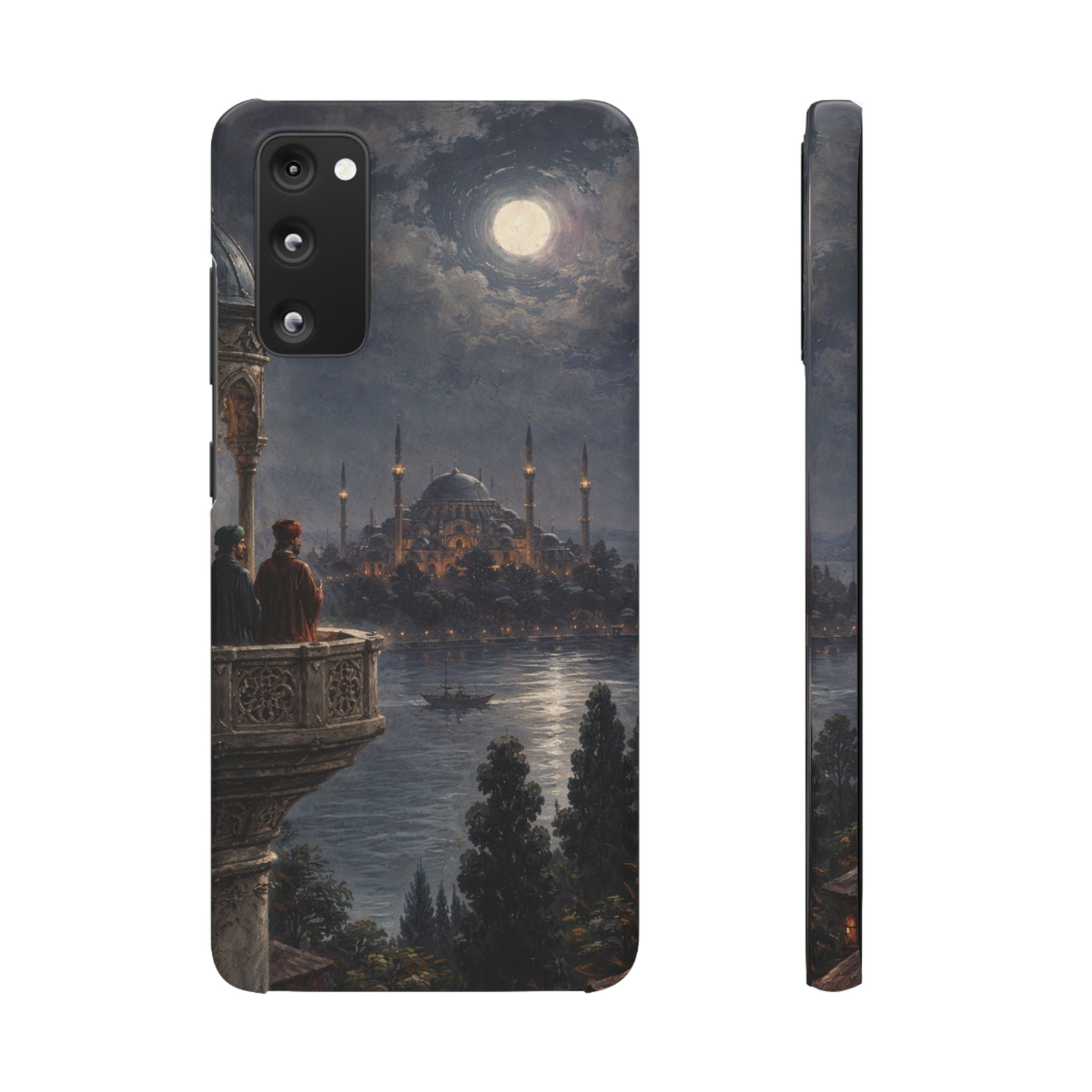 Moonlit Istanbul Landscape - Art Case