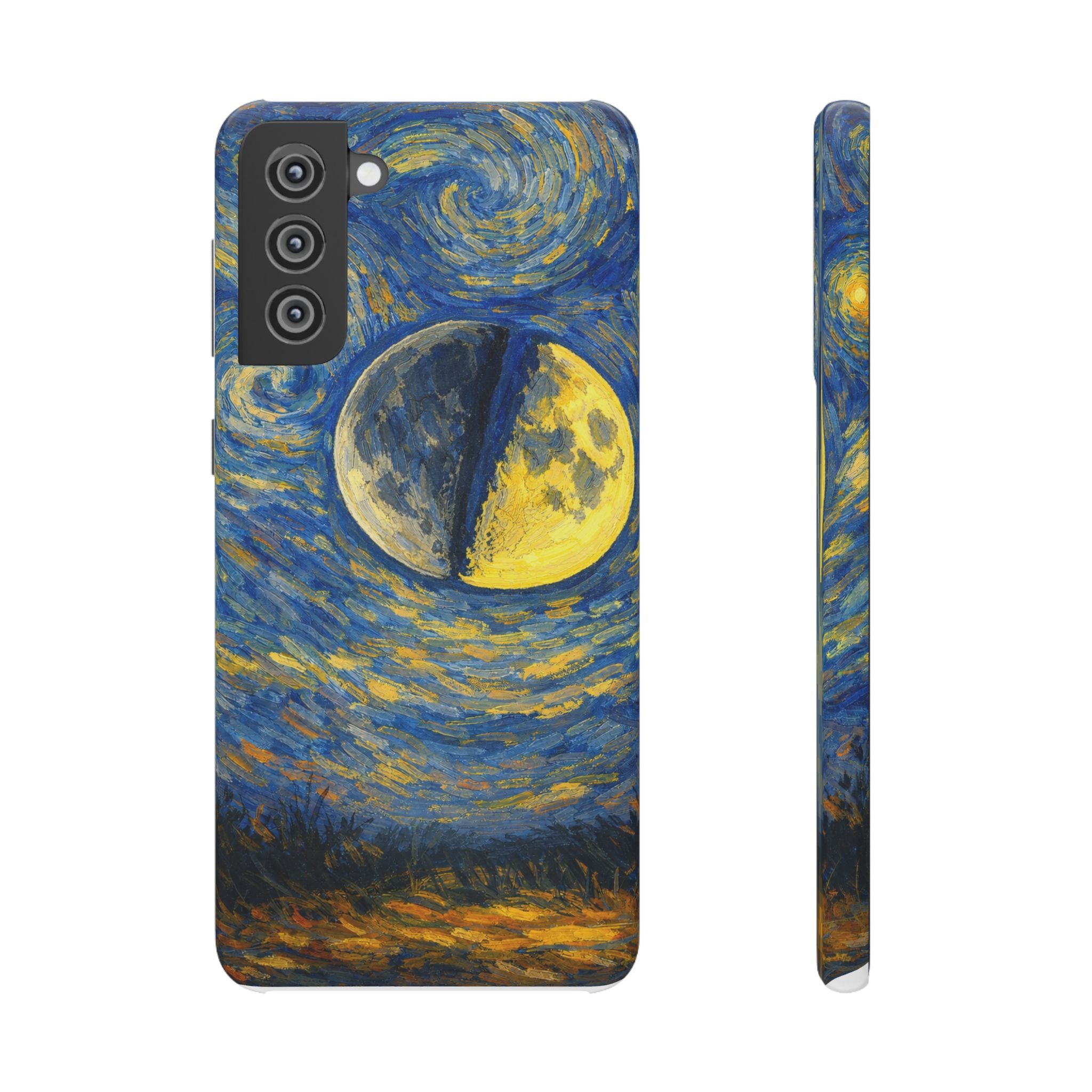 Van Gogh Night Sky Moon Split - Art Case
