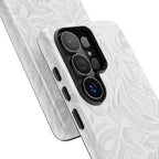 Floral Calligraphy White - Tough Case