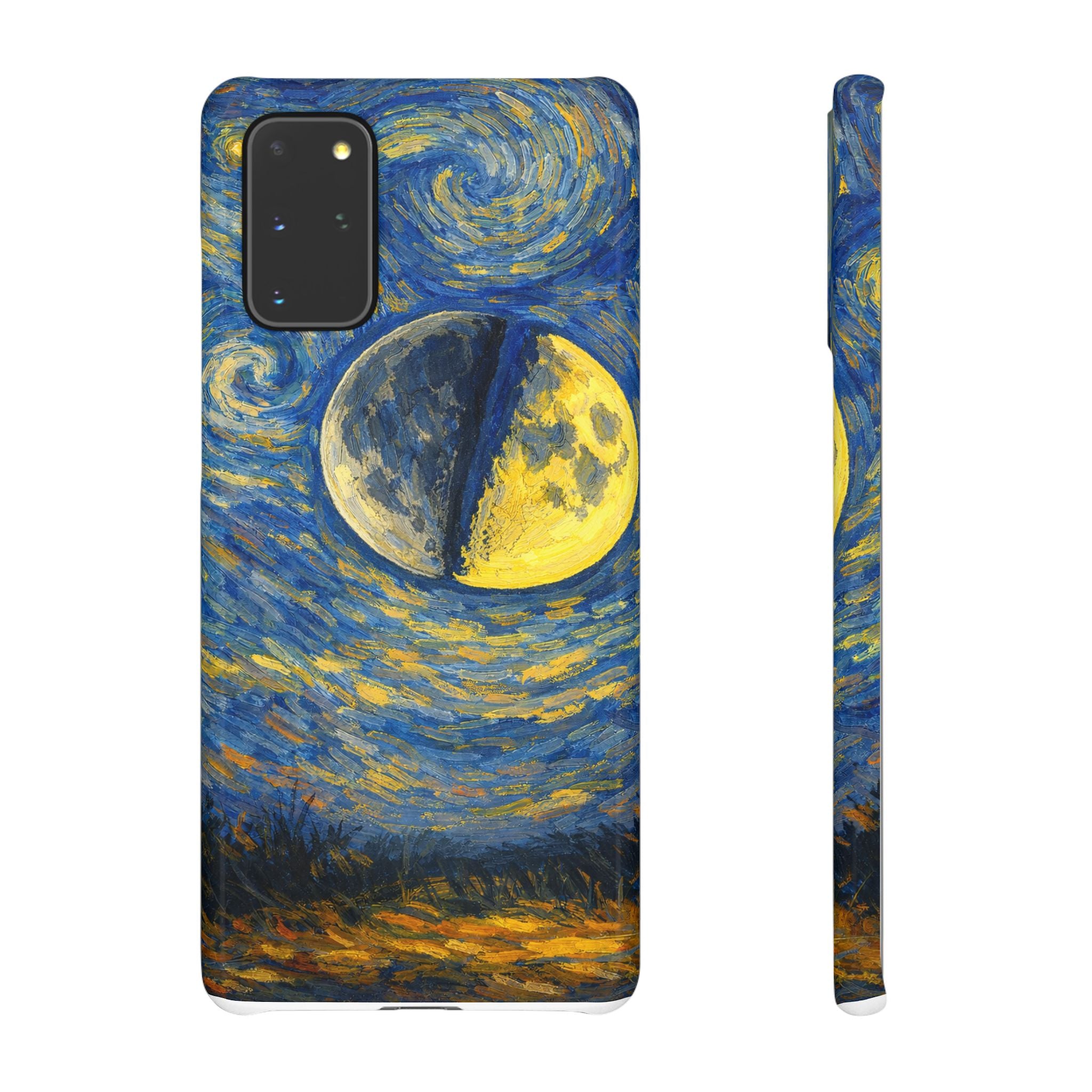 Van Gogh Night Sky Moon Split - Art Case