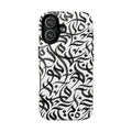 Flowing Calligraphy Black - Magnetic  Case
