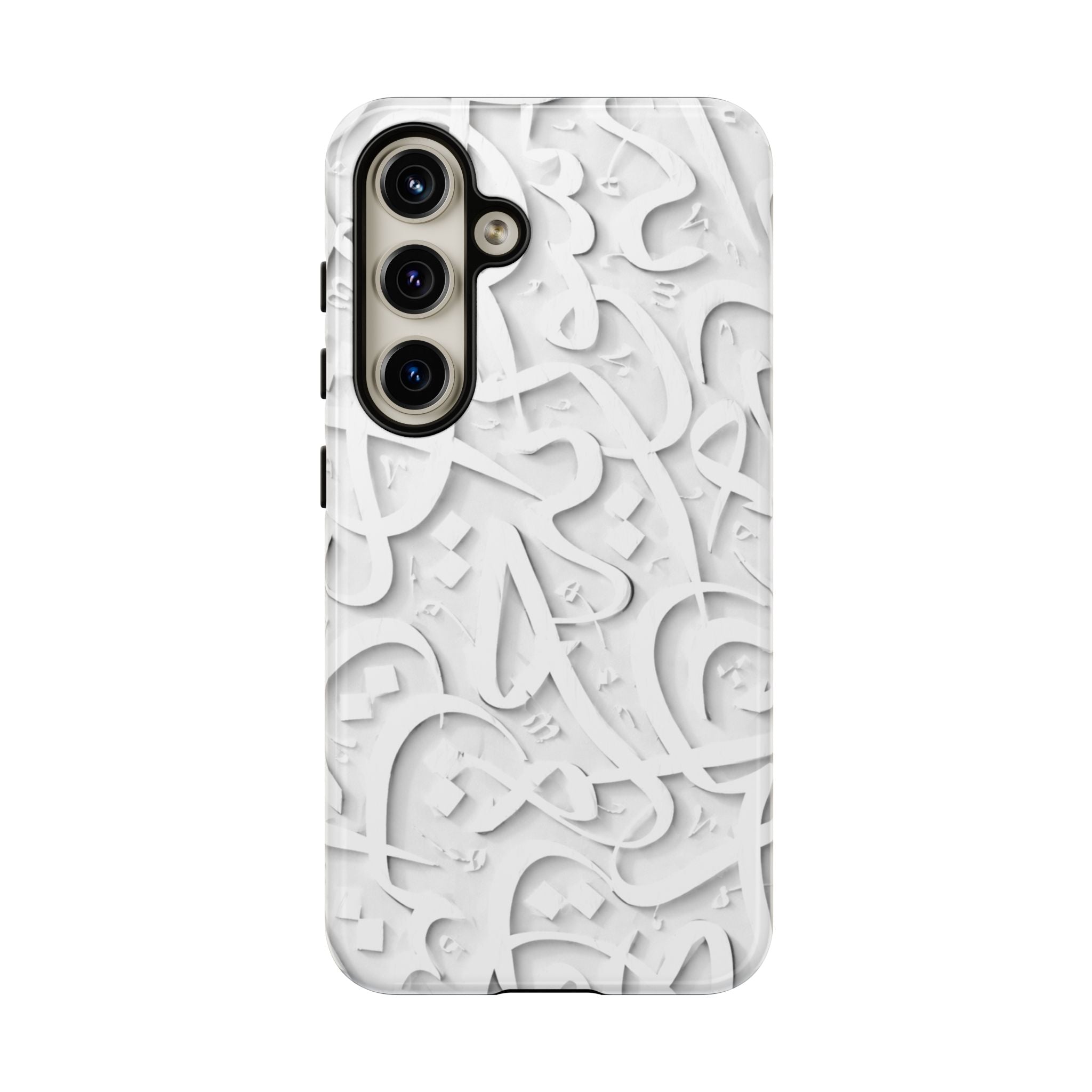 Wooden Calligraphy White - Tough Case