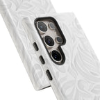 Floral Calligraphy White - Tough Case